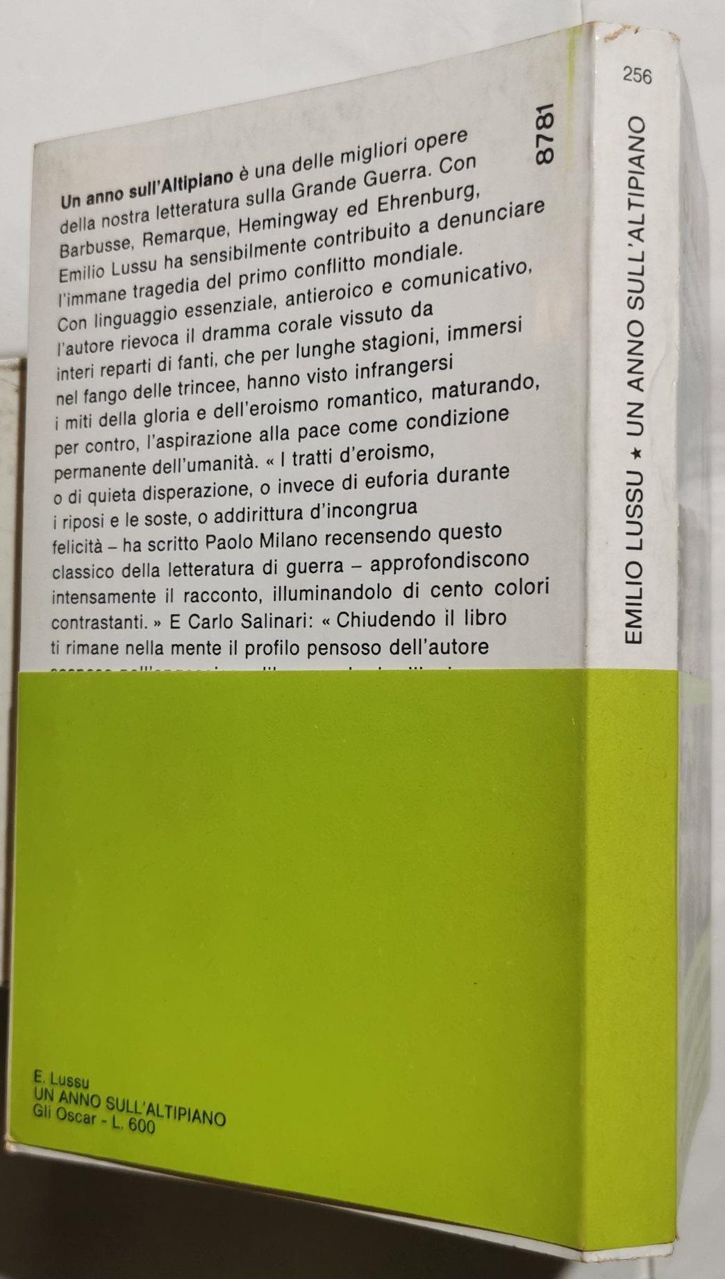 Un anno sull'altipiano