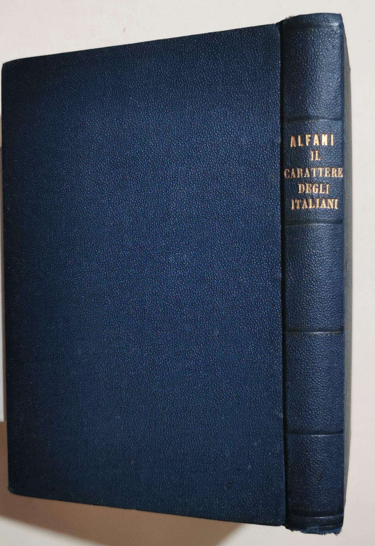 Il carattere degl'italiani