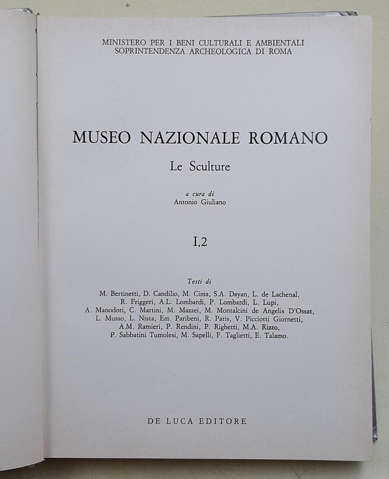 Museo Nazionale Romano- Le Sculture- I, 2