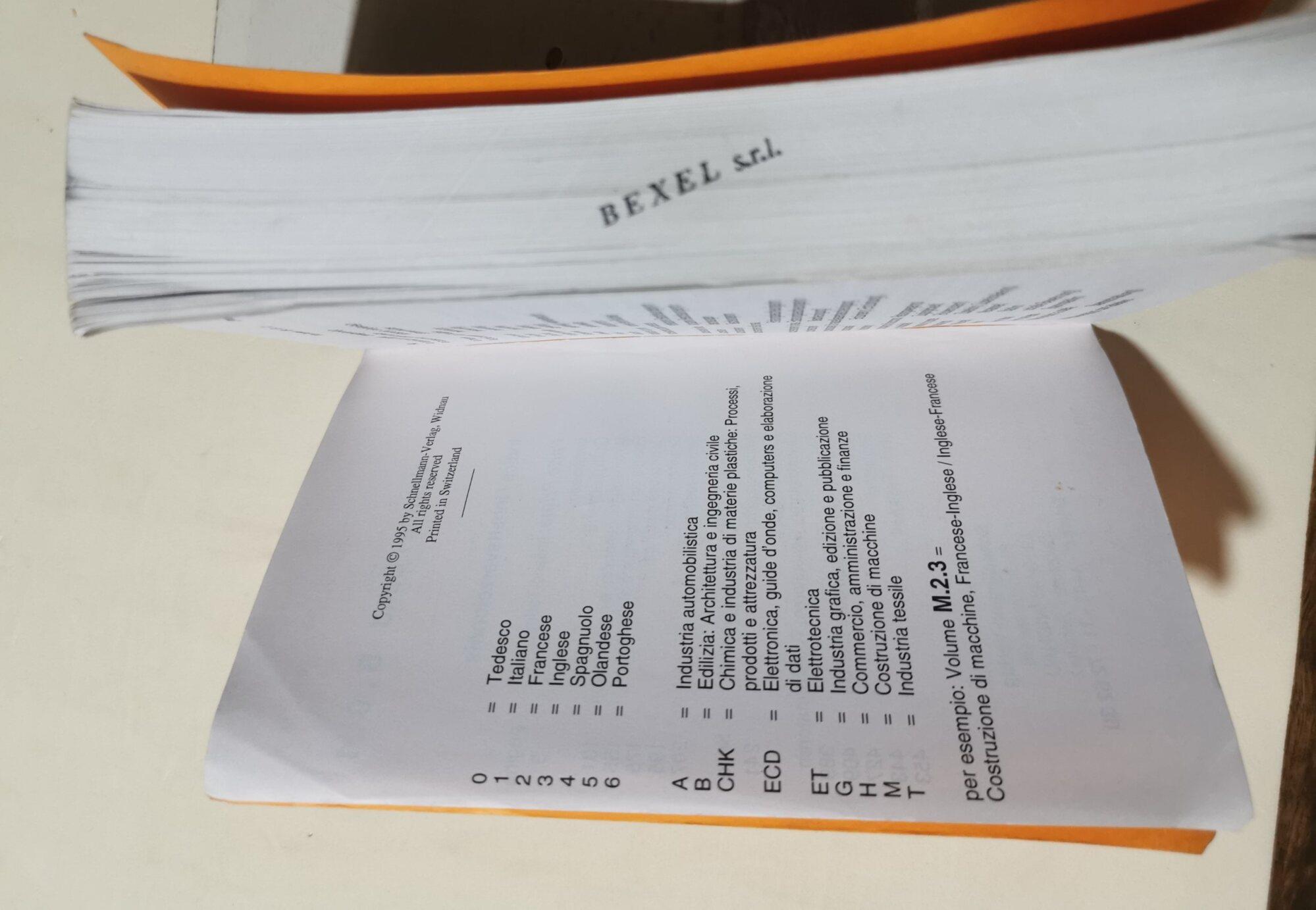 Dizionario/ Wortrrbuch no. B.0.1. - Edilizia architettura e ingegneria civile - Italiano- Tedesco/ Deutsch-Italienisch