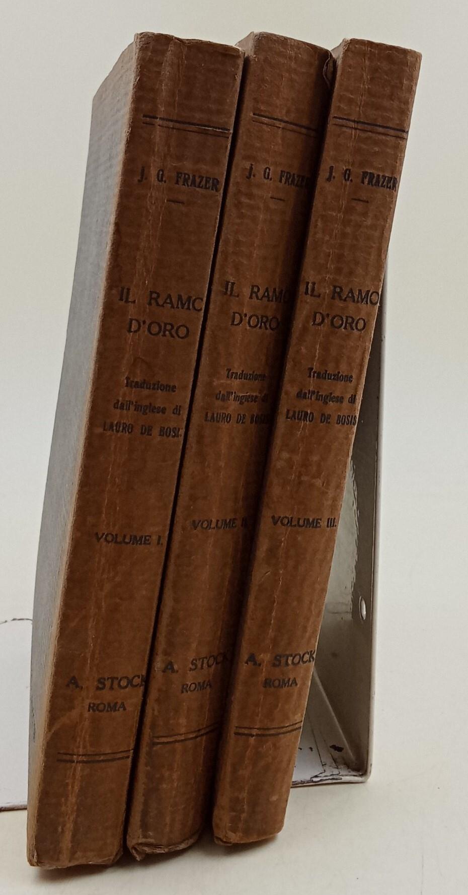 Il Ramo d'Oro-Storia del pensiero primitivo(Magia e religione)- 3 voll