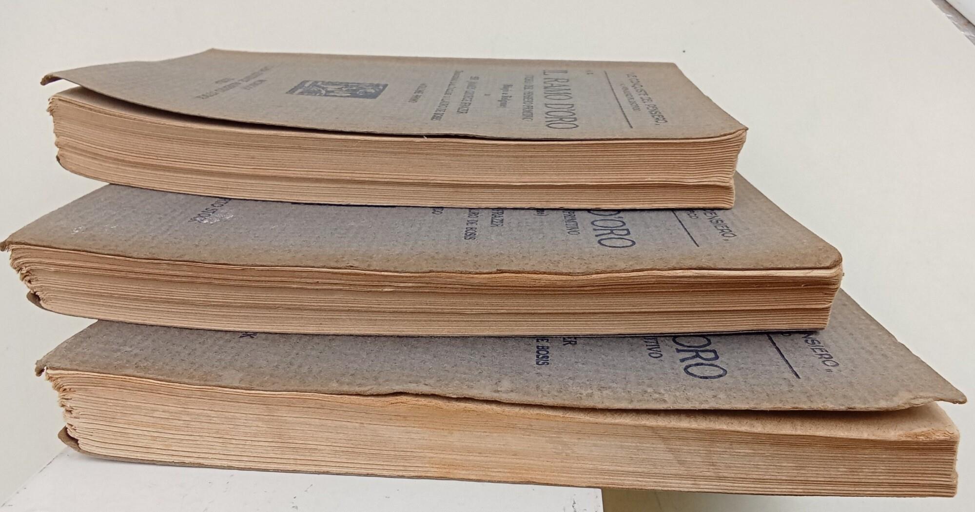 Il Ramo d'Oro-Storia del pensiero primitivo(Magia e religione)- 3 voll