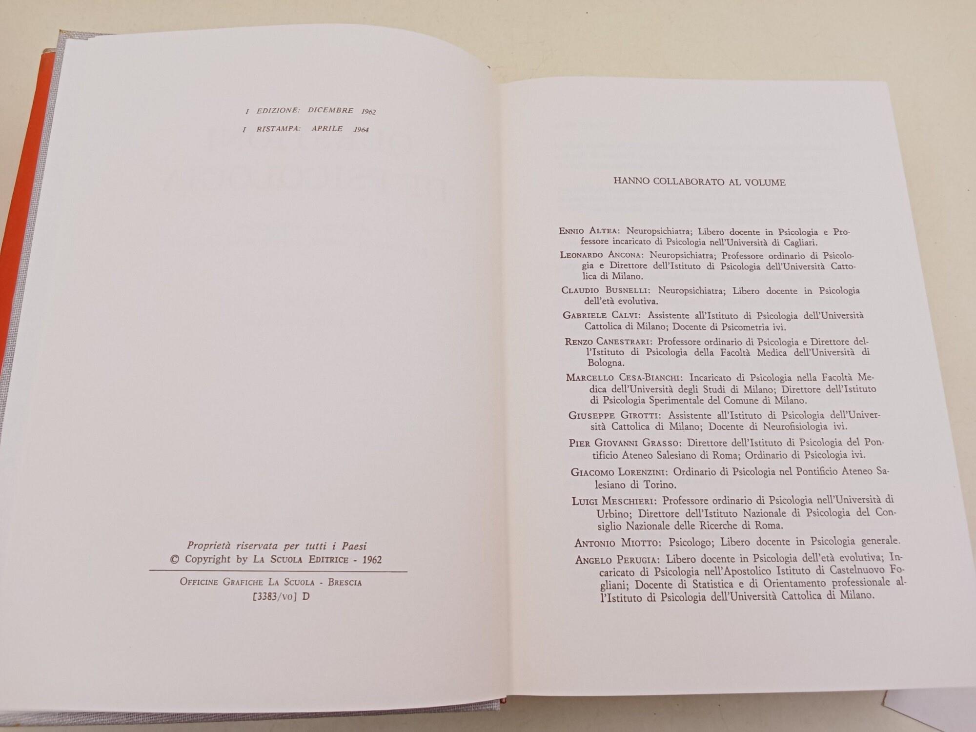 Questioni di psicologia-Principi e applicazioni per psicologi, medici, insegnanti ed educatori