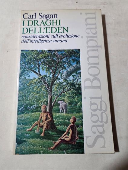 I draghi dell'Eden - Considerazioni sull'evoluzione dell'intelligenza umana - Carl Sagan - copertina