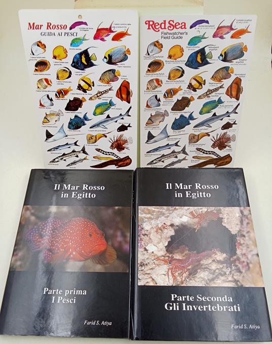 Il Mar Rosso in egitto- 2 voll. Parte prima - I Pesci- Parte seconda- Gli Invertebrati - copertina