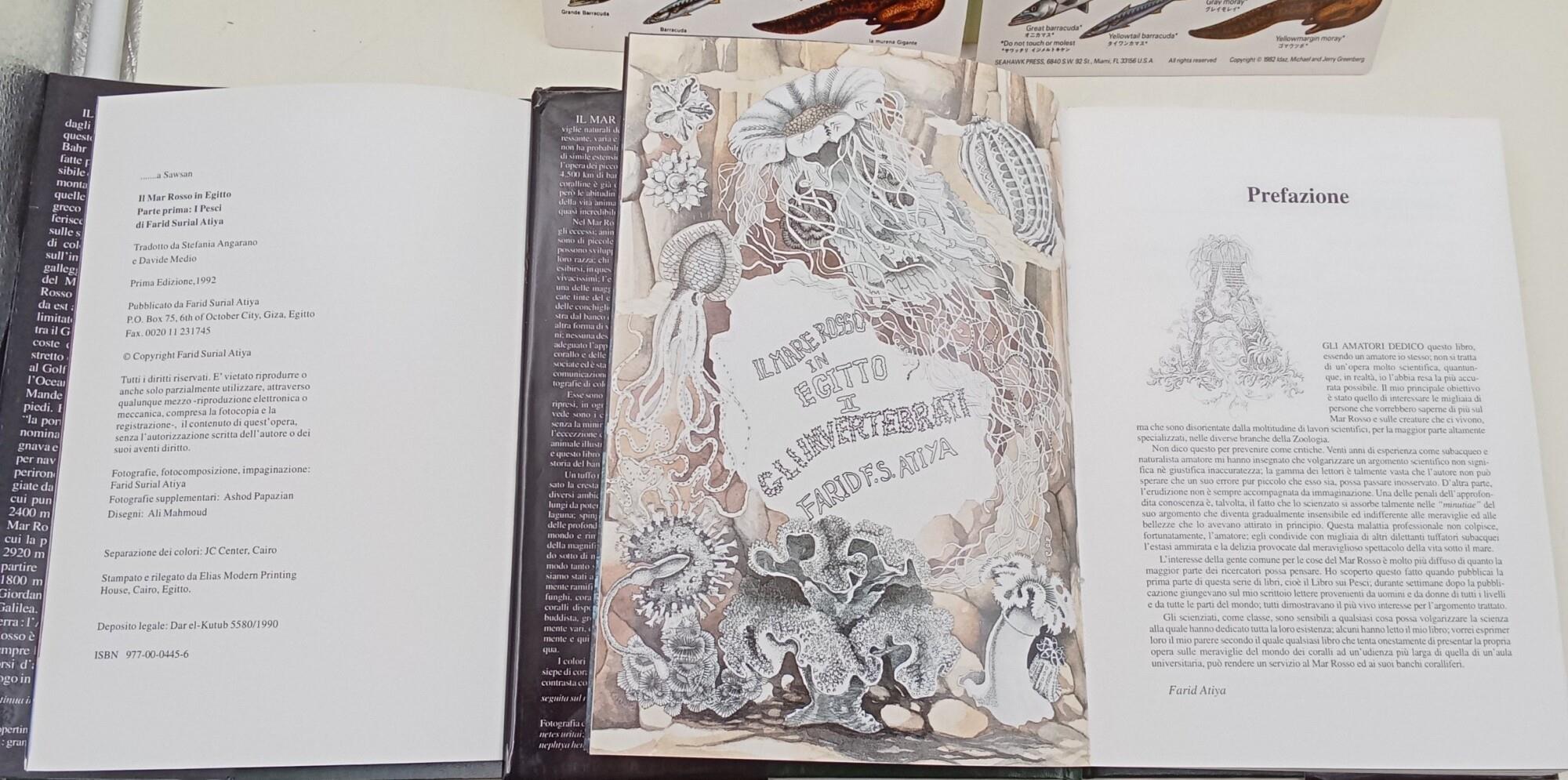 Il Mar Rosso in egitto- 2 voll. Parte prima - I Pesci- Parte seconda- Gli Invertebrati