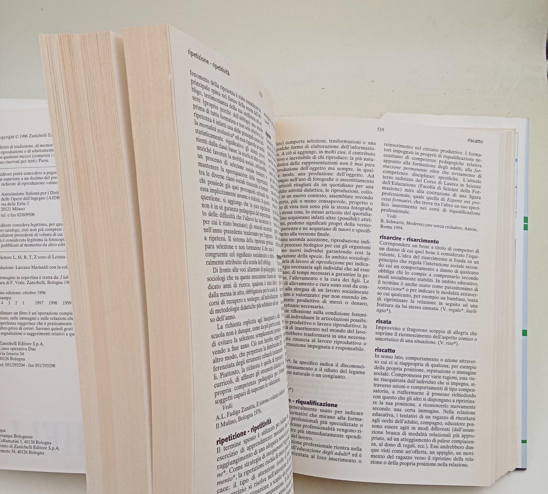 Dizionario di Pedagogia e scienze dell'educazione