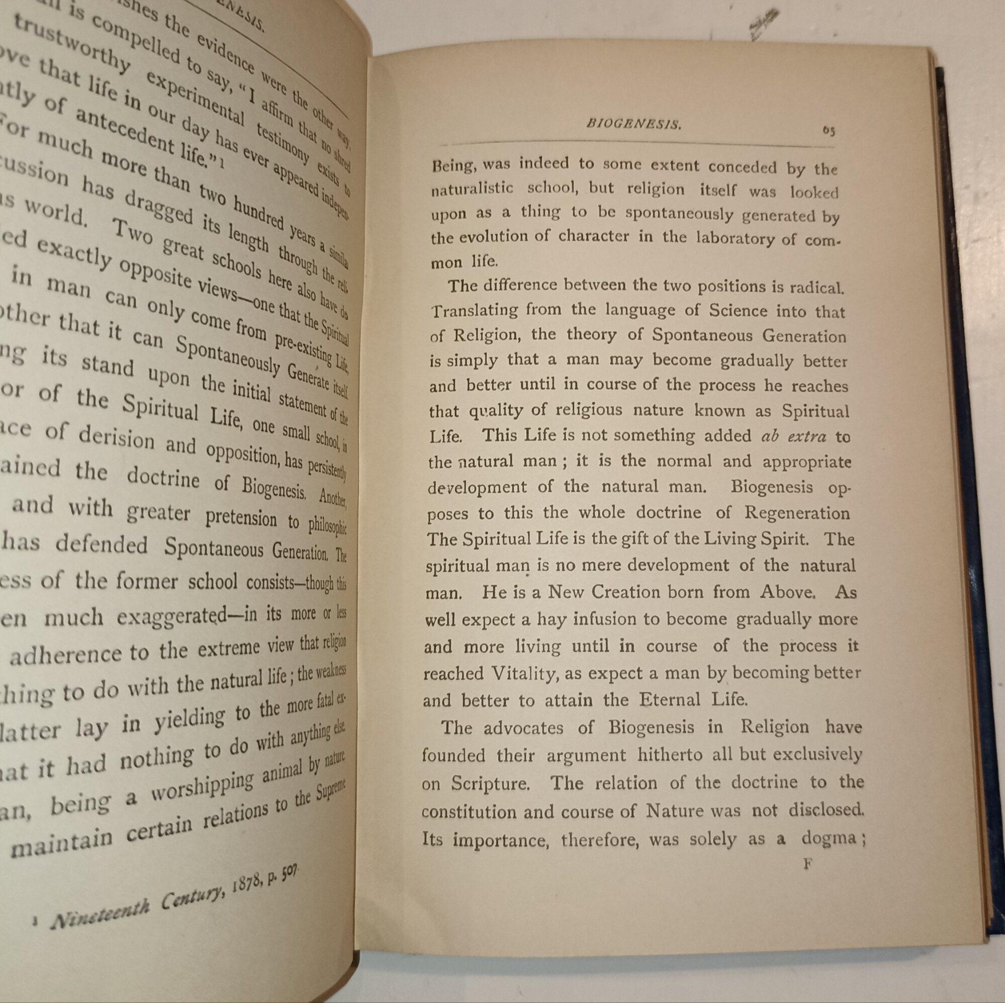 Natural law in the spiritual world