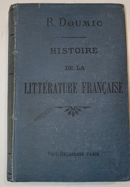 Histoire de la litterature francaise - copertina