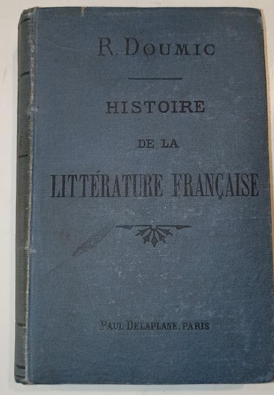 Histoire de la litterature francaise - copertina