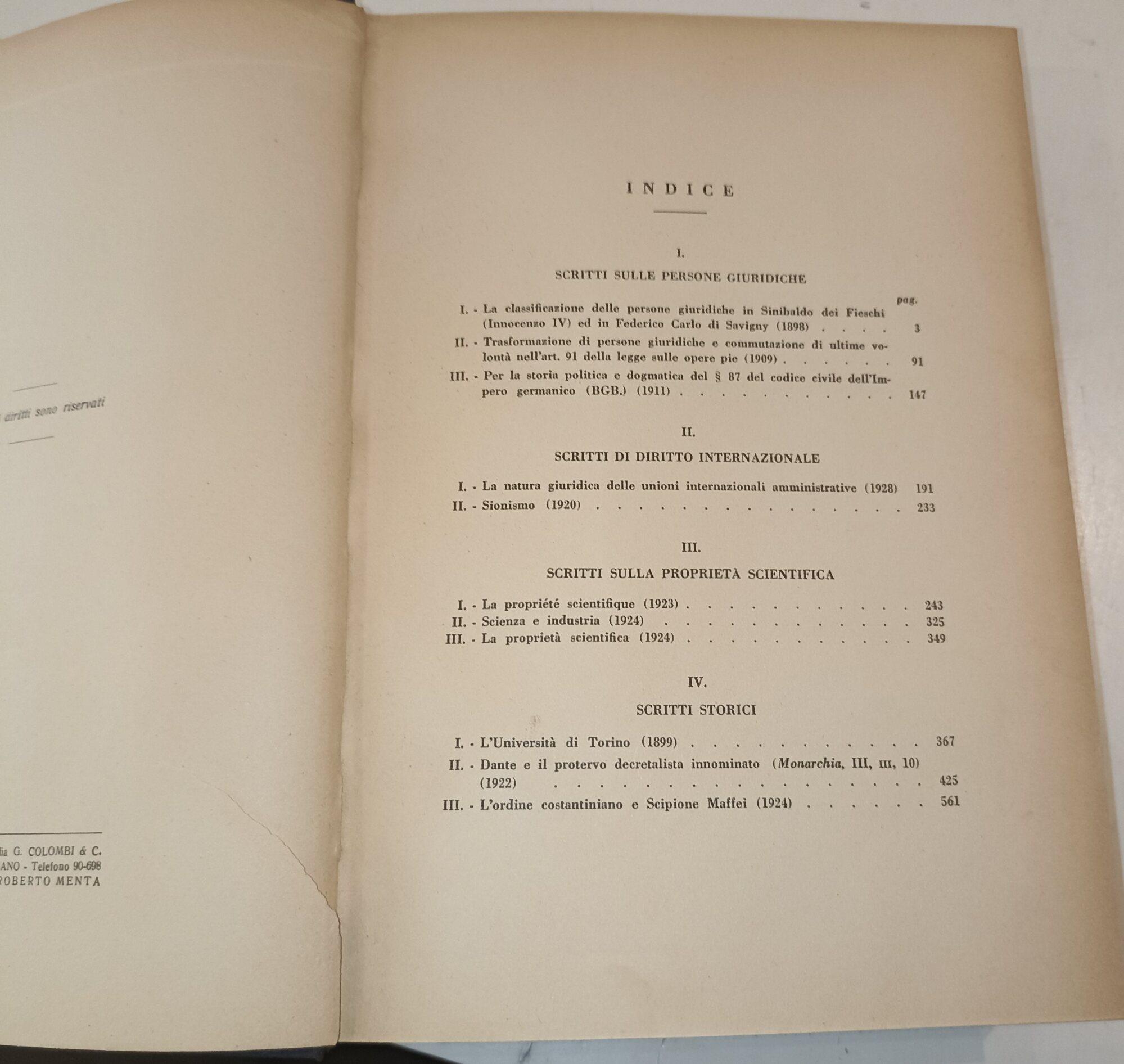 Scritti giuridici minori