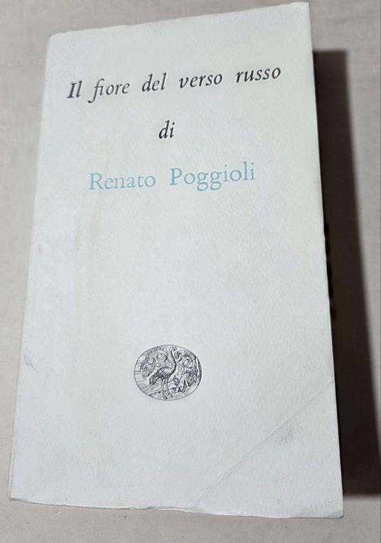 Il fiore del verso russo - Renato Poggioli - copertina