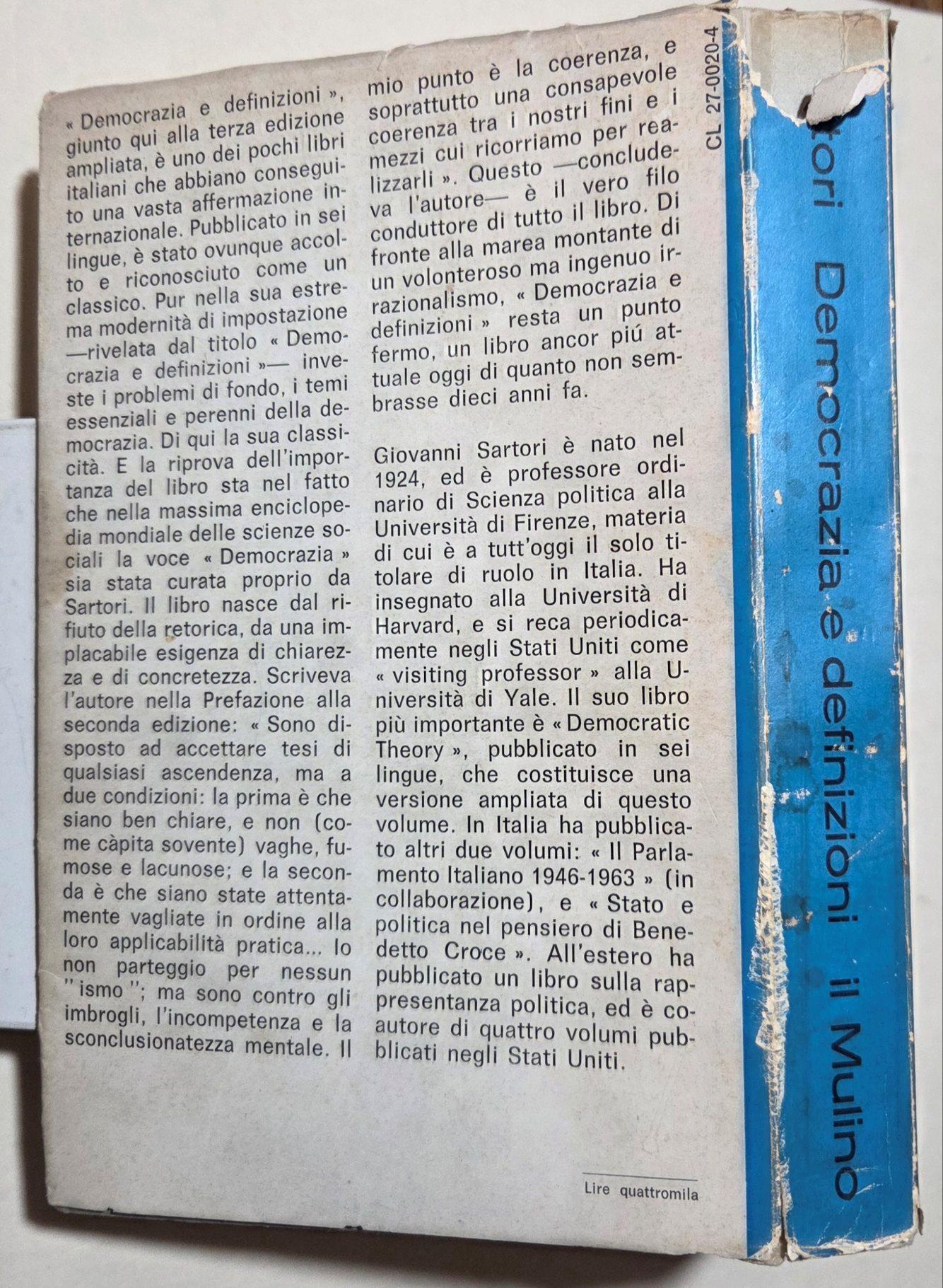 Democrazia e definizioni