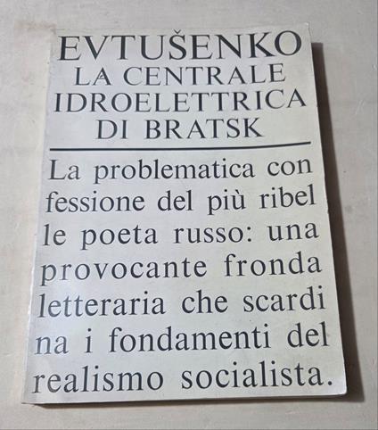 La centrale idroelettrica di Bratsk - Evgenij Evtusenko - copertina