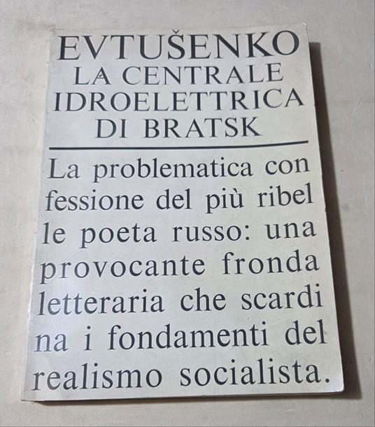 La centrale idroelettrica di Bratsk - Evgenij Evtusenko - copertina