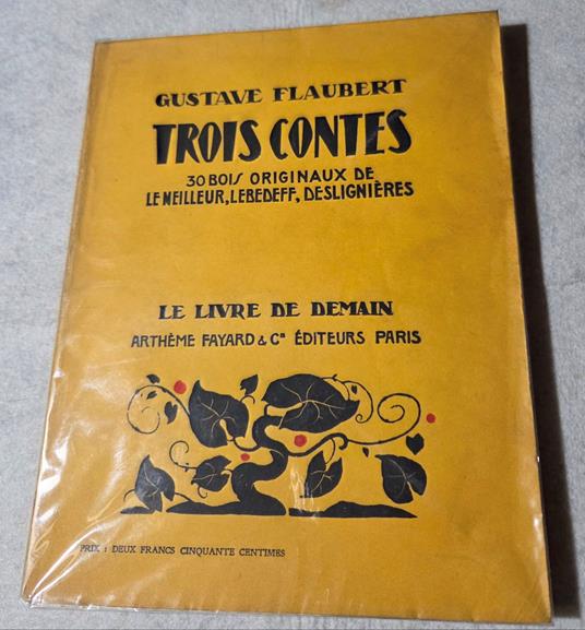 Trois contes - Gustave Flaubert - copertina
