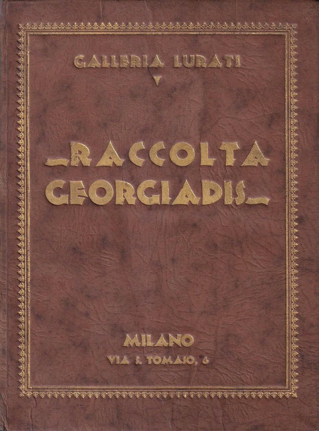 Catalogo della vendita all'asta della raccolta Georgiadis