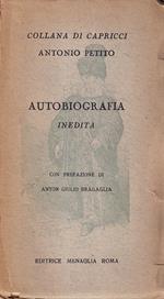 Autobiografia inedita