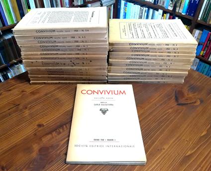 Convivium. Raccolta nuova - annate dal 1948 al 1952 (manca un numero) - copertina