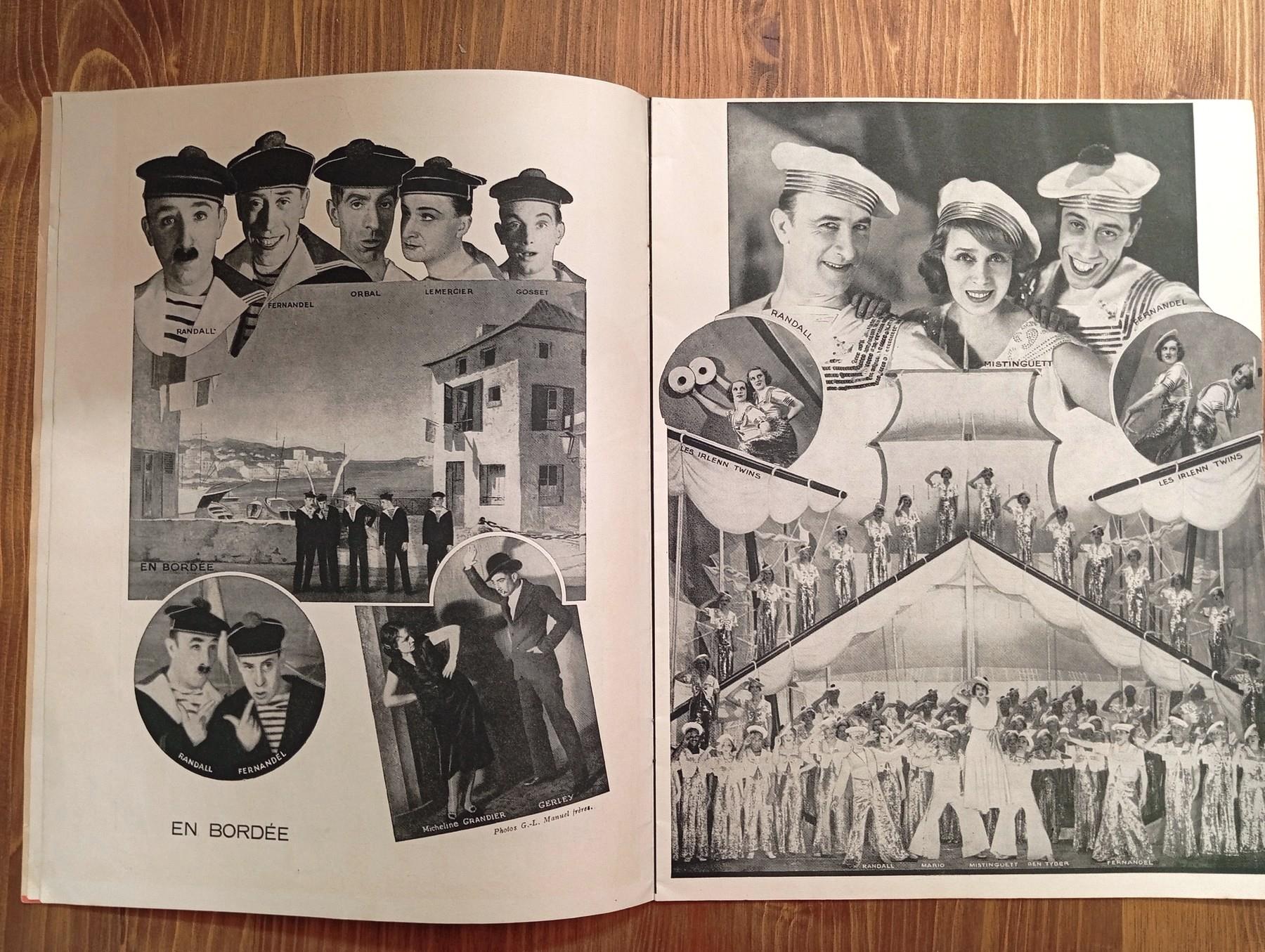 Album de la Revue des Folies Bergère - Mistinguett dans FOLIES EN FOLIE