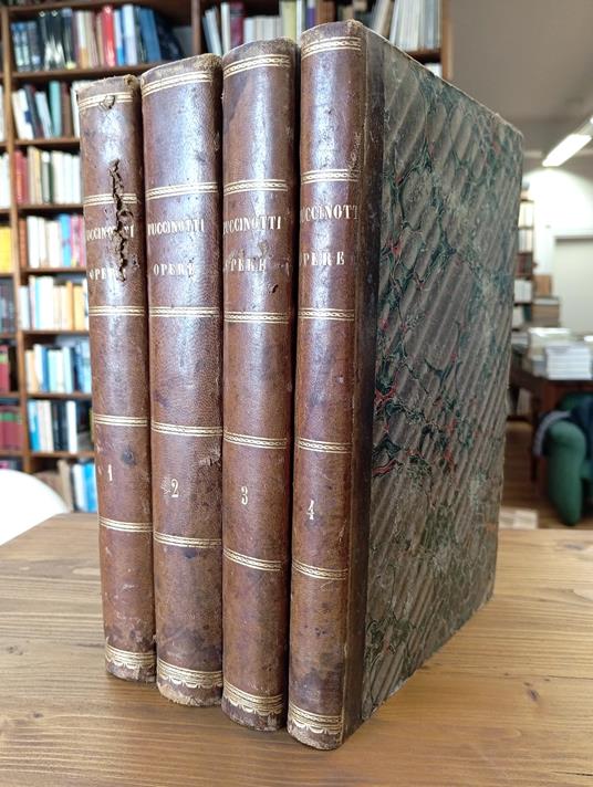 Opere complete edite ed inedite. Vol. I, II, II e IV - Francesco Puccinotti - copertina