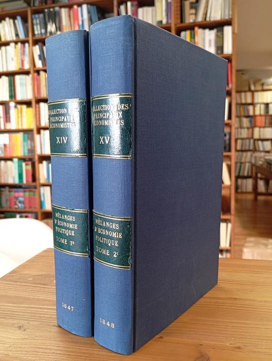 Mélanges d'économie politique - Vol. I et II (opera completa) - copertina