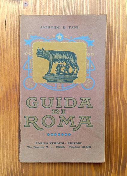 Guida di Roma - Aristide D. Tani - copertina