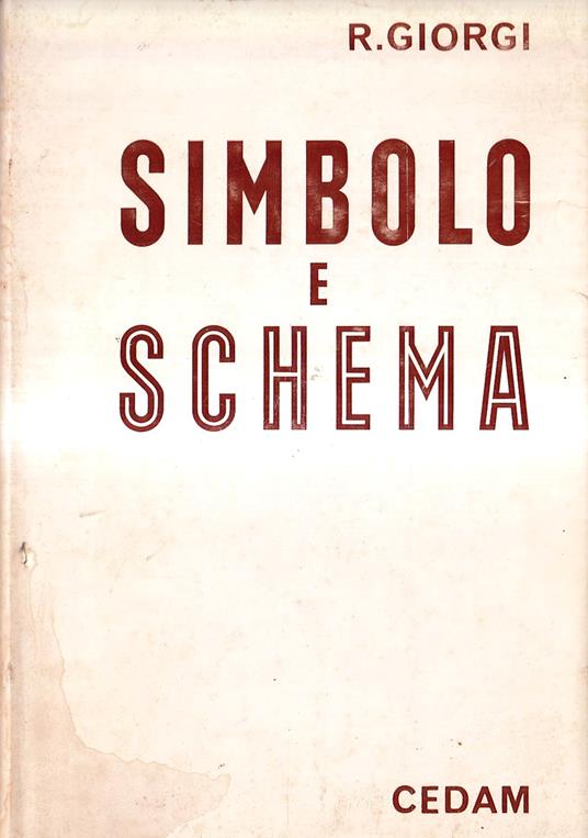 Simbolo e schema - Rubina Giorgi - copertina
