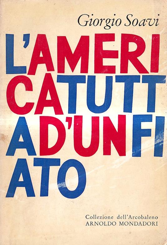 L' America tutta d'un fiato - Giorgio Soavi - copertina