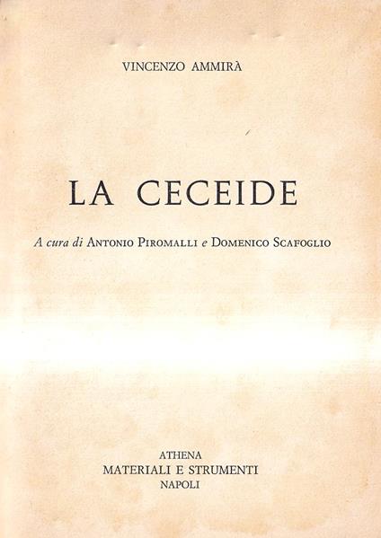 La Ceceide - Vincenzo Ammirà - copertina