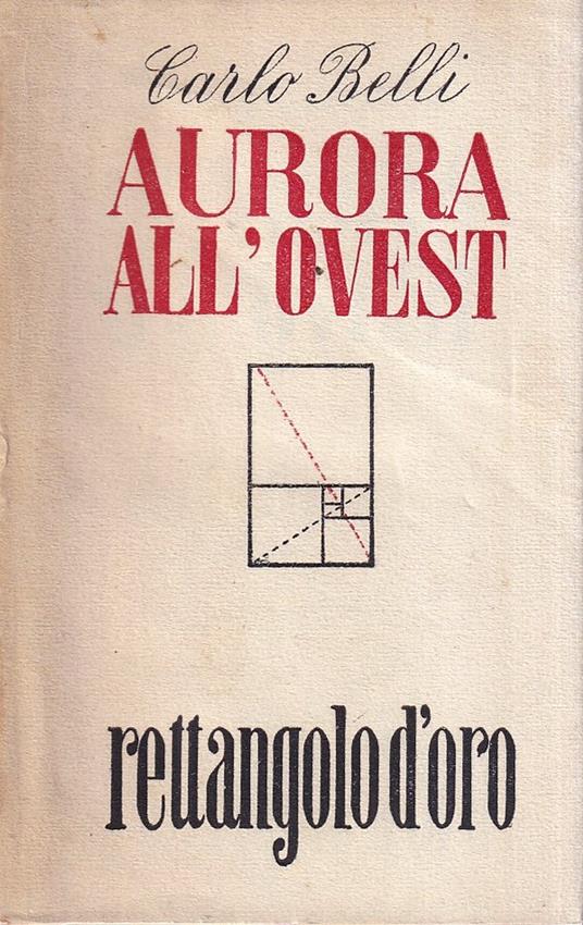Aurora all'Ovest - Carlo Belli - copertina
