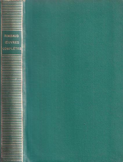 Oeuvres complètes - Arthur Rimbaud - copertina
