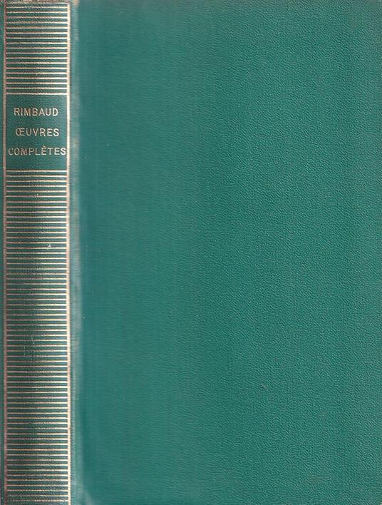 Oeuvres complètes - Arthur Rimbaud - copertina