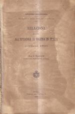 Relazione intorno all'epidemia di colera in Italia nell'anno 1893