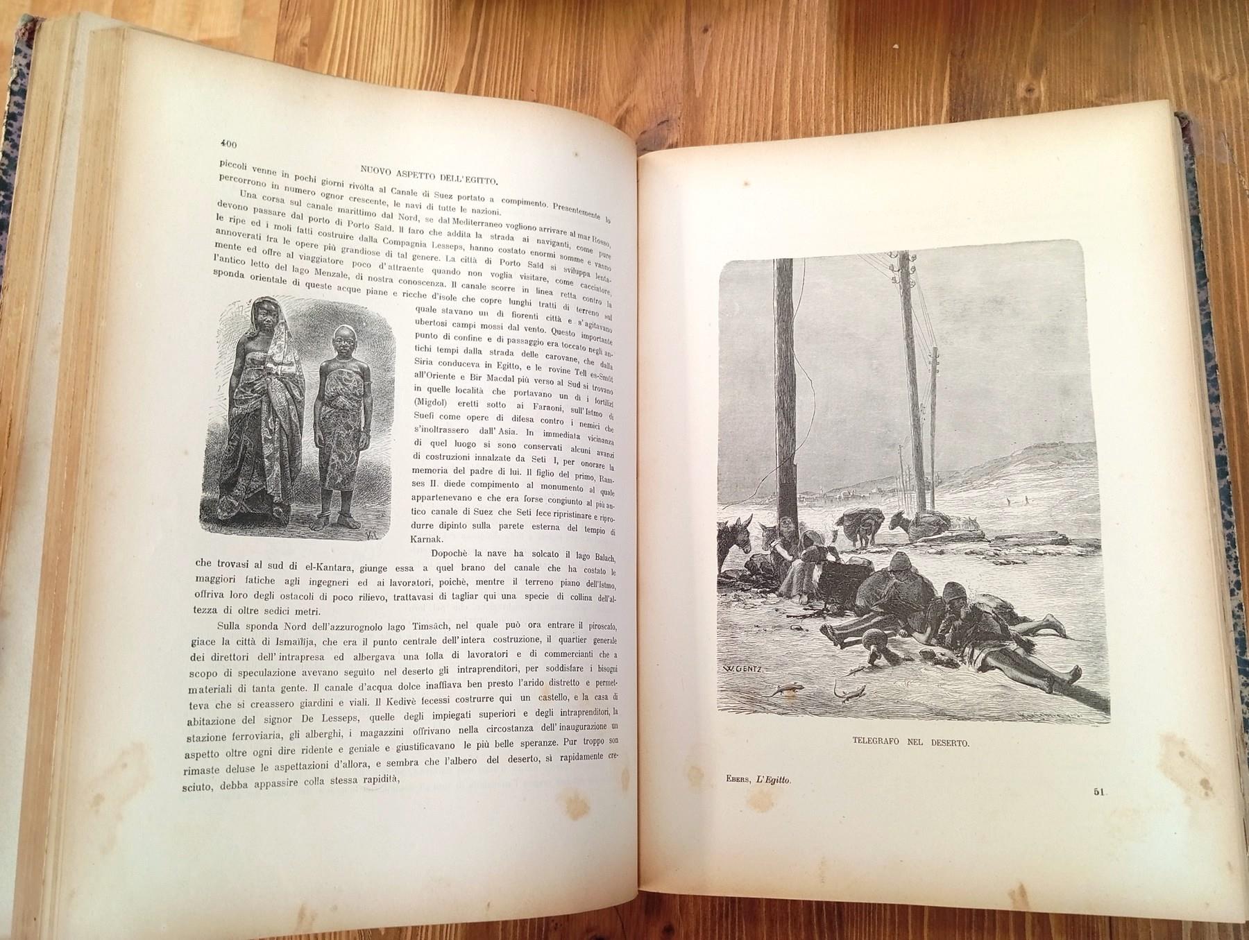 L' Egitto antico e moderno illustrato dai primarii artisti (Volume unico)