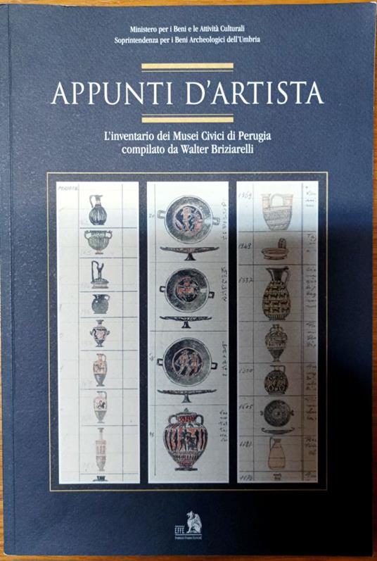 Appunti D'artista. L'inventario Dei Musei Civici Di Perugia Compilato Da Walter Briziarelli - copertina
