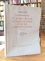 Il Sacro Monte di Pietà di Roma e le sue amministrazioni (1539-1874)