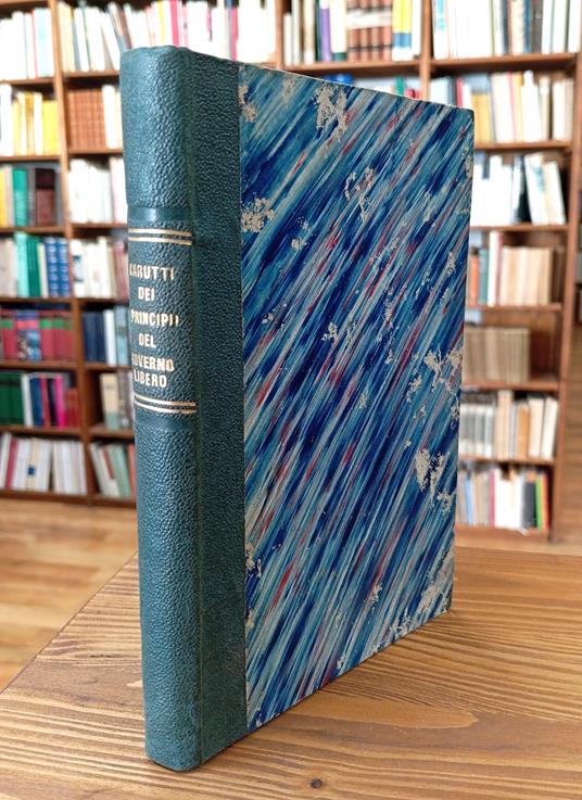 Dei principii del governo libero - Domenico Carutti - copertina