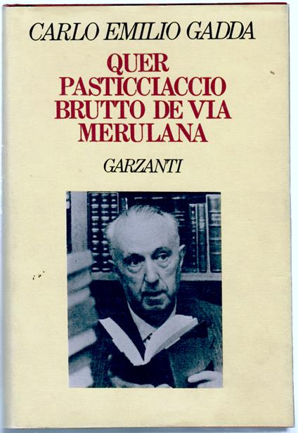 Quer pasticciaccio brutto de via Merulana - Carlo Emilio Gadda - copertina