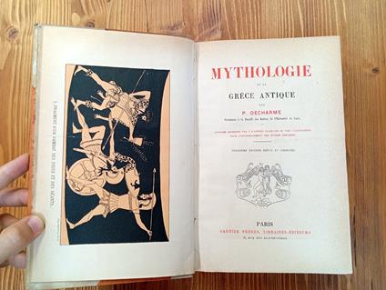 Mythologie de la Grèce antique - copertina