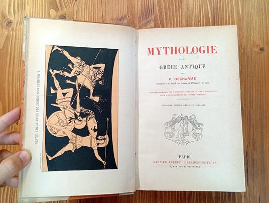 Mythologie de la Grèce antique - copertina
