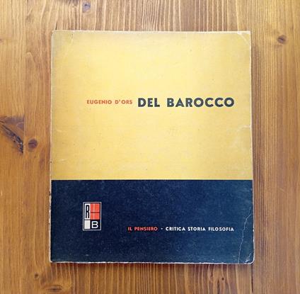 Del Barocco - Eugenio D'Ors - copertina