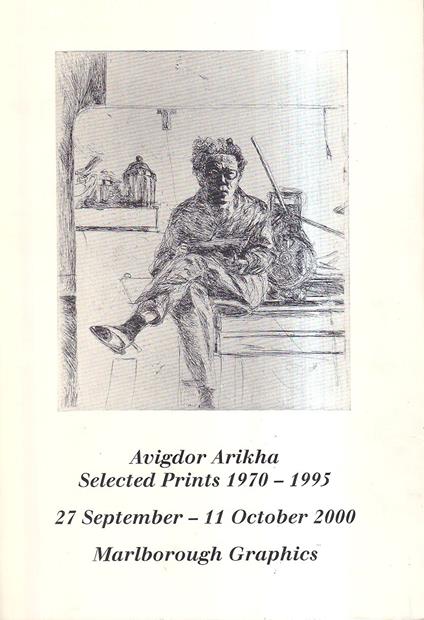 Avigdor Arikha. Selected Prints 1970-1995 [brochure] - copertina