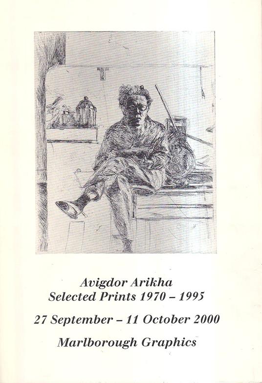 Avigdor Arikha. Selected Prints 1970-1995 [brochure] - copertina