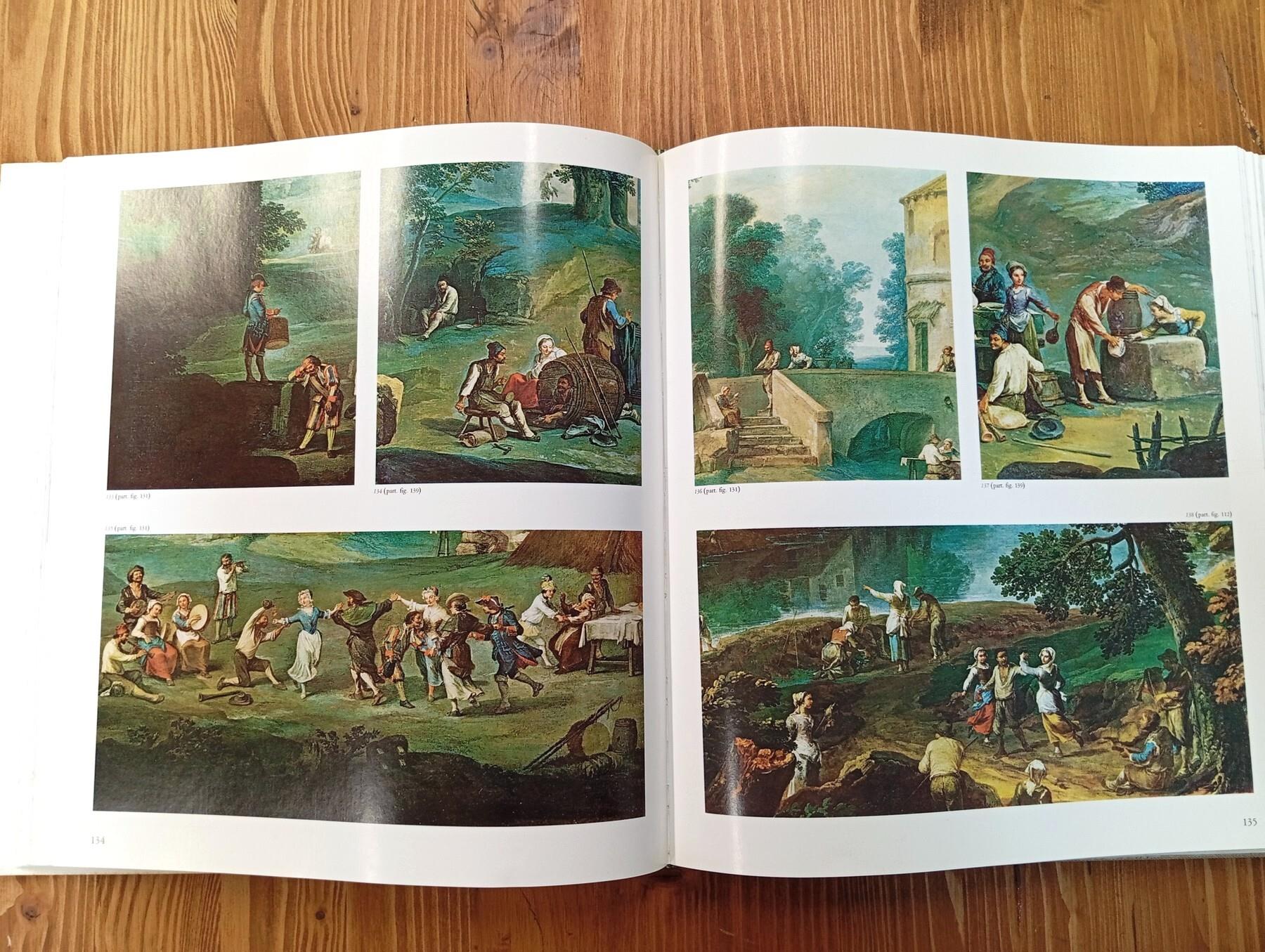 Trittico Paesistico Romano del '700 : Paolo Anesi - Paolo Monaldi - Alessio De Marchis