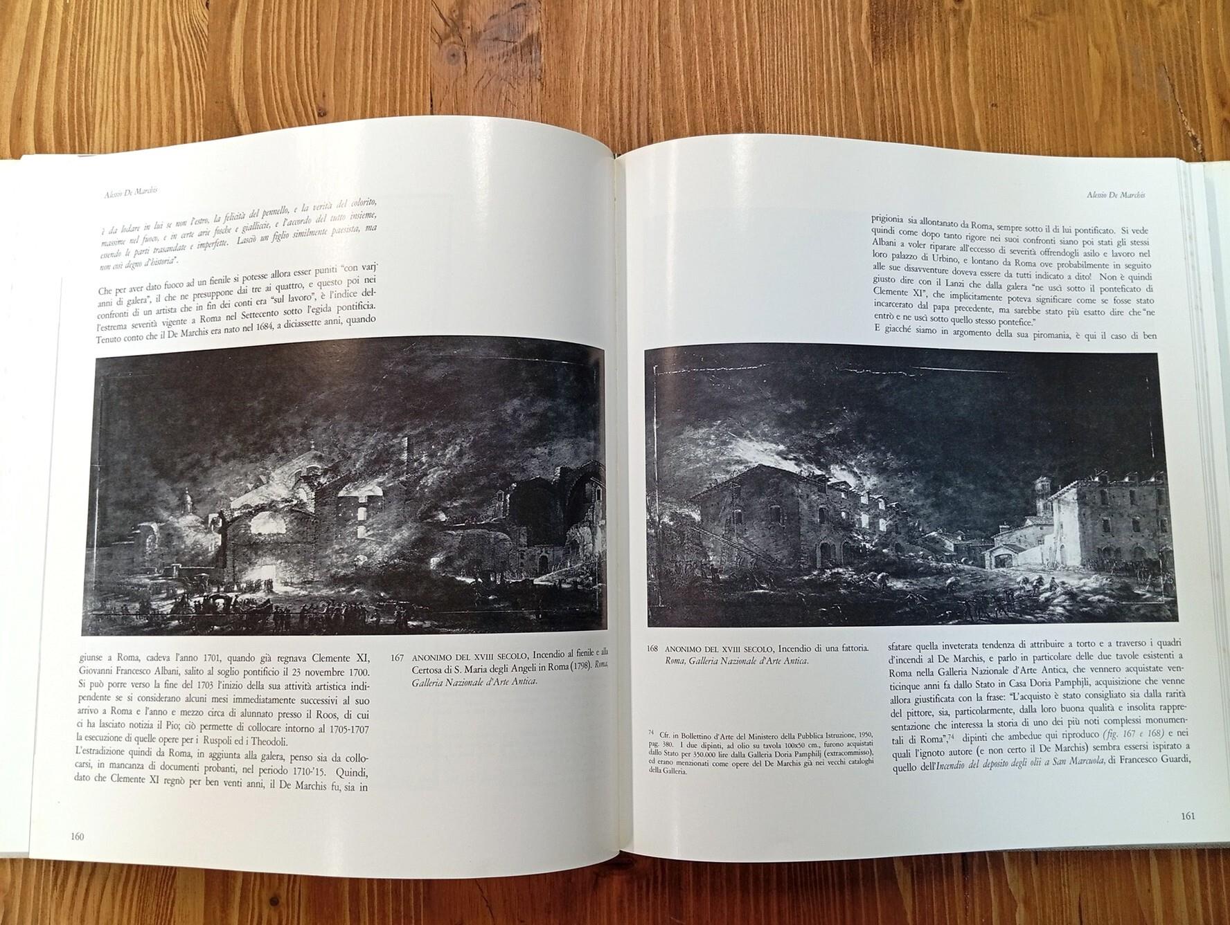 Trittico Paesistico Romano del '700 : Paolo Anesi - Paolo Monaldi - Alessio De Marchis