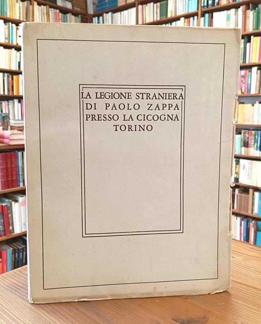 La legione straniera - Paolo Zappa - copertina