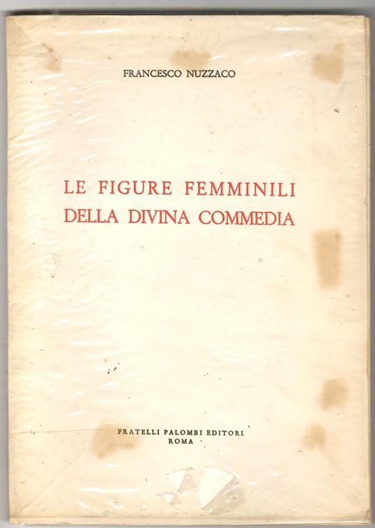 Le figure femminili della Divina Commedia - Francesco Nuzzaco - copertina