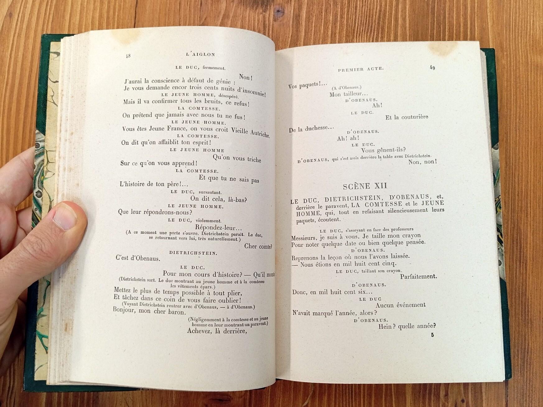 L' Aiglon. Drame en six actes, en vers