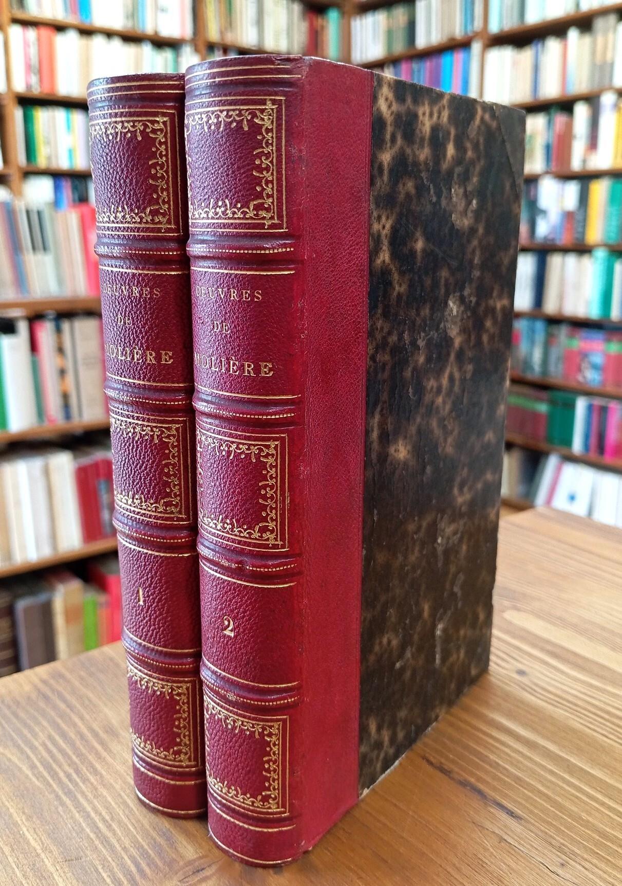 Oeuvres de Molière - avec des notes de tous les commentateurs. Tomes I et II